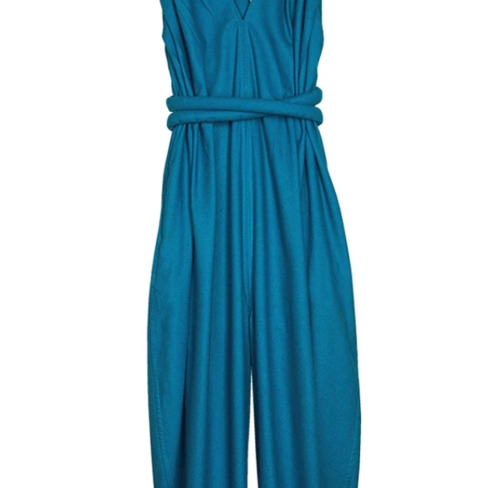 Electric Feathers Silk Jumpsuit (Rare And Discontinue… Gem